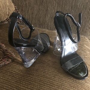 Clear high Heels